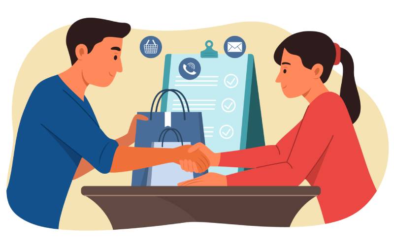 روش های جذب مشتری توسط فروشنده موفق